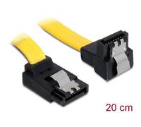 Cavo Delock SATA a SATA 0.5m giallo