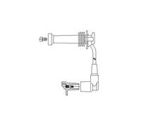 Cavo di accensione Tipo di raccordo SAE 8A17/32 BREMI per FORD MAZDA VOLVO