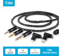 Cavo di aggiornamento HIFI TRN T2 Pro16 Core per auricolari, placcato argento, 2.5 5-pin/3.5/4.4/Type C 5-pin/QDC/MMCX/0.75/0.78