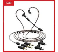 Cavo di aggiornamento per auricolari da gioco TRN RedChain Plus Gramr con microfono staccabile Cavo misto argento rame a quattro core da 3,5 mm 1,2 M/2 M