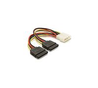 CAVO DI ALIMENTAZION INTERNO DELOCK Cable Power SATA HDD 2x 4pin male