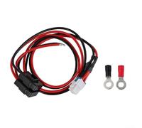 Cavo di alimentazione a onde corte 30A 1 metro fusibile a 4 pin per Icom IC-7300, FT-891 FT-450D, TS-480HX, filo ABS resistente al calore 12AWG