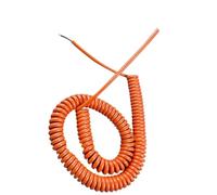 Cavo di alimentazione a spirale Flex Curly Spring Cavo elasticizzato a spirale a molla a 2 nuclei 20AWG 1-15 metri(Stretch 11 Meters)