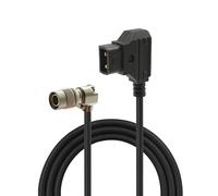 Cavo di alimentazione a spirale maschio da D-Tap a Hirose a 4 pin compatibile con dispositivi audio 688, 644, 633, Zoom F8/F4, MixPre-10 II, SmallHD AC7, DP7, monitor V-Mount e adattatore di