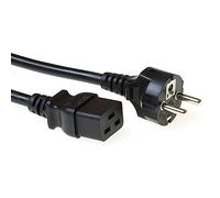 Cavo di alimentazione ACT da C19 a spina CEE7/7, 5 m, IEC 60320, cavo di alimentazione per UPS e server, nero - AK5148