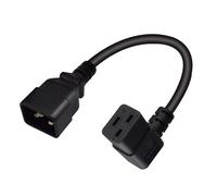 Cavo di alimentazione ad angolo retto IEC320 C19 a C20 16A 250V 3 Pin PDU UPS cavo di alimentazione 14AWG efficiente e prolunga del cavo di viaggio