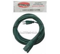 Cavo Di Alimentazione Adattabile Folletto Vk130 / Vk131 Interfilter Ottima Qualita' Distribuiti Da Candy Hoover Con Marchio Imq E Dve