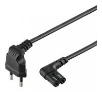 Cavo di alimentazione angolato Goobay IEC-320/C7 per PlayStation 5 m Nero