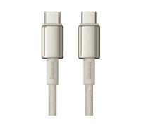 CAVO DI ALIMENTAZIONE BASEUS BAS-916 Tungsten Gold - USB-C a USB-C, 1 m, 100 W, 480 Mbps