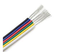 Cavo di alimentazione, cavo accessorio, Cavo luce RGB 5050, cavi elettrici con connettore 18AWG, cavo elettrico da 5 m/10 m, cavo a 2/3/4/5/6 pin(6pin,5m)