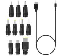 Cavo di Alimentazione CC USB un Spina Intercambiabile CC Multifunzione 5.5X2.1