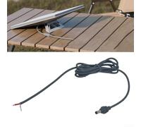 Cavo di alimentazione con connettore femmina DC5521 150300 cm, lunghezza modificata per Starlink Mini, con rivestimento impermeabile per una maggiore durata (150 cm)