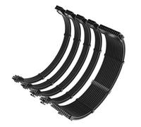 Cavo di alimentazione con manicotto per PC, set di cavi di prolunga da 35 cm, 24 pin, GPU, PCIE, 6 + 2 pin, 8 pin, CPU 4 + 4 pin, 18 AWG