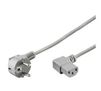 Cavo di alimentazione CPU angolato Goobay CEE7/C13 2 m Grigio
