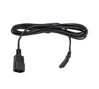Cavo di Alimentazione da IEC320 C14 a IEC320 C7, Cavo di Alimentazione da IEC320 C14 a C7 10A 250V Design Rinforzato da Maschio a Femmina Ignifugo per Stampante per Monitor LCD