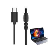 Cavo di alimentazione da tipo C a CC, da USB C a CC 65 W PD universale | Tipo C maschio a DC Cavo di ricarica universale robusto e stabile per router, fotocamera, TV Box, lampade d