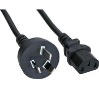 InLine Cavo di alimentazione 16655D Nero 5 m Spina di tipo I Accoppiatore C13