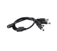 Cavo di alimentazione DC Splitter Jack da 5,5 x 2,1 mm femmina a 2/3/4/5/8 vie Spina maschio Connettore di alimentazione 12V for luci di striscia LED Telecamera CCTV ( Size : 1 Female to 3 Male )
