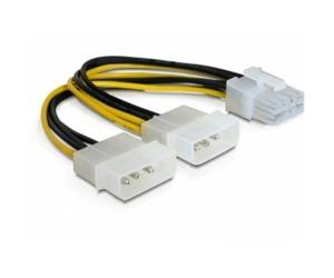 Cavo di alimentazione DeLOCK PCI Express 8 pin a 2x 4 pin 5,25 pollici