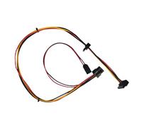 Cavo di alimentazione di ricambio, CDROM e 2SATA | Cablaggio interno compatto da scrivania con 6 pin a ATA routing, manicotto flessibile in PVC