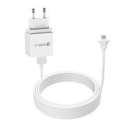 Cavo di alimentazione e adattatore per eufy Security, eufyCam 2C, eufyCam 2C Pro, cavo esterno o interno resistente alle intemperie, fotocamera eufy ricaricabile continuamente (1 confezione)