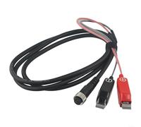Cavo di alimentazione elettrico a 6 fori per DAIWA/per collegamento batterie a bobine, nucleo in rame con guaina in PVC per una maggiore durata (2 m)