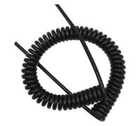 Cavo di alimentazione flessibile a spirale, cavo a spirale a 3 conduttori, 0,3 mm, 22 AWG, cavo di controllo, guaina a molla, resistente alla trazione(Stretch 14 meter)