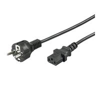 Goobay 96037 Cavo Alimentazione, Nero, 5m Lunghezza del Cavo