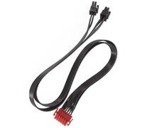 Cavo di alimentazione GPU 12Pin a doppio 8Pin 30cm Computer Component Black Flat GPU cavo di alimentazione
