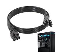 Cavo di Alimentazione Gpu 8 Pin Da 60 Cm, Cavo Pcie per Schede Grafiche, Adatto Per Collegare Alimentatore E Scheda Grafica, Compatibile con Scheda Grafica Mainboard Corsair Thermaltake Aresgame