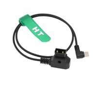 Cavo di Alimentazione HangTon D-tap a USB Tipo C per Tilta Nucleus Nano II DJI Focus Pro Motor SDR Trasmissione V-Mount Batteria, Angolo Retto 90 Gradi USB-C
