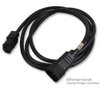Cavo Di Alimentazione, IEC C14 A IEC C13, 250V AC, 10A, 1.8m, Nero - P004-006