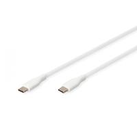 Digitus Cavo USB-C USB 2.0 Spina USB-C® 1.00 m Bianco opaco Eccellenti