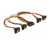 Cavo di alimentazione interno DeLOCK 0,3 m SATA 15 pin a 4x SATA 15 pin