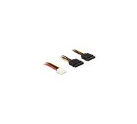 CAVO DI ALIMENTAZIONE INTERNO DELOCK 0.3m, Floppy 4p/2x SATA 15p