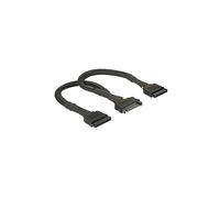 DELOCK 60135 - Presa alimentazione SATA 15pin>2x SATA 15pin Con.HDD 25 cm