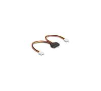 Cavo adattatore di alimentazione SATA 15 pin maschio > 2x Floppy 4 pin femmina
