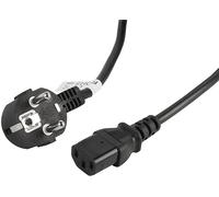 lanberg ca HSTNN-C13 C-0030 11cc BK CEE 7/7 SHUKO Maschio a IEC 320 C13 Jack Alimentazione Cavo VDE, 3 m Nero