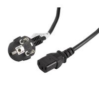 Cavo di alimentazione Lanberg CEE 7/7 -> IEC 320 C13 VDE da 3 m, nero