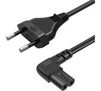 Cavo di alimentazione LG TV da 3 m per LG TV 24" 28" 32" 40" 43" 48" 49" 50" 55" 60" 65" 75" 80" 85" pollici, angolo di 90 gradi 18AWG 2 poli a forma di L C7 cavo di alimentazione per LG 43LH570A