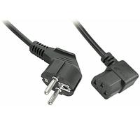 2m Schuko to C13 Angled Mains