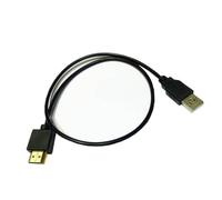 Cavo di alimentazione maschio HDMICAPTIBLE USB 2.0 da 0,5 metri USB 2.0 maschio per computer portatili e dispositivi di visualizzazione