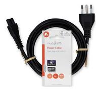 CAVO DI ALIMENTAZIONE NEDIS CEGL11320BK20 CON SPINA ITALIA e IEC320 C5 2 METRI COLORE NERO