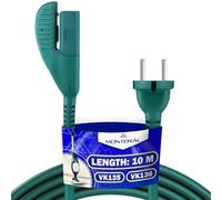 Cavo di Alimentazione per Aspirapolvere Lunghezza 10 m per Vorwerk Folletto Modello VK135 VK136 con Spina Euro - MONTERAL