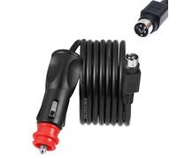 Cavo di alimentazione per auto da 12 V CC, da accendisigari maschio a mini DIN maschio a 4 pin per DVD, TV LCD, DVR per auto,Stampante, fotocamera, 1,8 m
