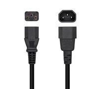 Cavo di alimentazione per CPU C13/H-C14/M 3 metri di colore nero. Ideale per collegare le apparecchiature in modo sicuro ed efficiente. Qualità garantita da Nanocable.
