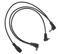 Cavo di Alimentazione per Effetti Chitarra 9v Angolato Nero | Collegamento per Pedaliera, Componenti Elettronici Resistenti All’usura, Alta Fedeltà per Setup Professionali