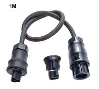 Cavo di alimentazione per inverter Betteri BC01 con filo di rame ossigeno a 3 conduttori, ignifugo e resistente all'olio, per collegamento CA alla presa Wieland, da 0,5 a 5 metri (1 metro)