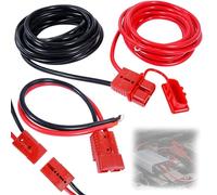 Cavo di alimentazione per verricello a disconnessione rapida, cavi resistenti a scollegamento rapido con spine a connessione rapida, cablaggio in rame 4 AWG calibro 4 per una vasta gamma di