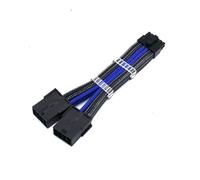 Cavo di alimentazione personalizzato a 12 pin for RTX3060 3070 3080 RTX3090, cavi prolunga for adattatore GPU da Mini 12p a 2x8(40cm,Carbon blue)